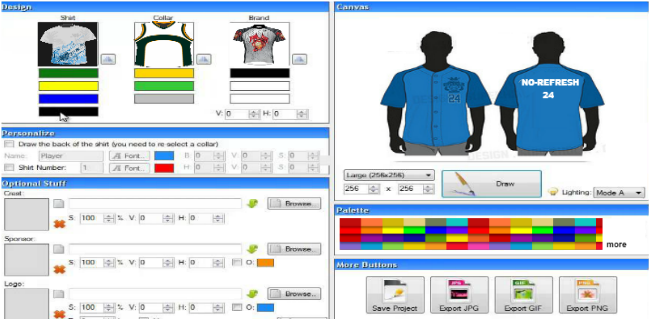 Jerseys Design Tool/Software to Create 
